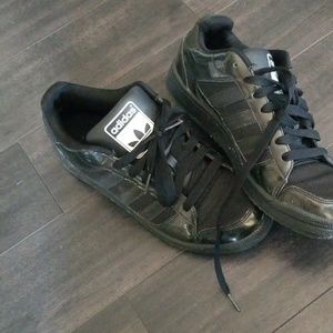 Adidas black athletic sneaker